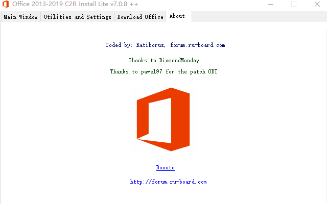 2020 Office部署工具—-Office 2013-2019 C2R Install 7.0.8 正式版+单文件版-372盘