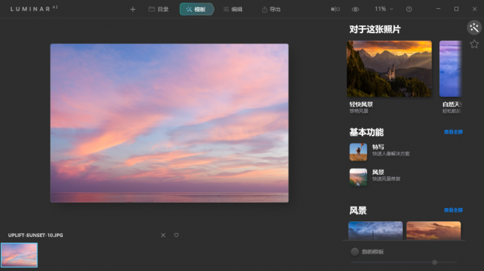 Skylum Luminar AI v1.0.1-372盘