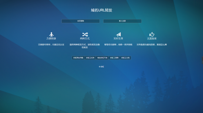 PHP域名url转发源码支持隐性转发-372盘