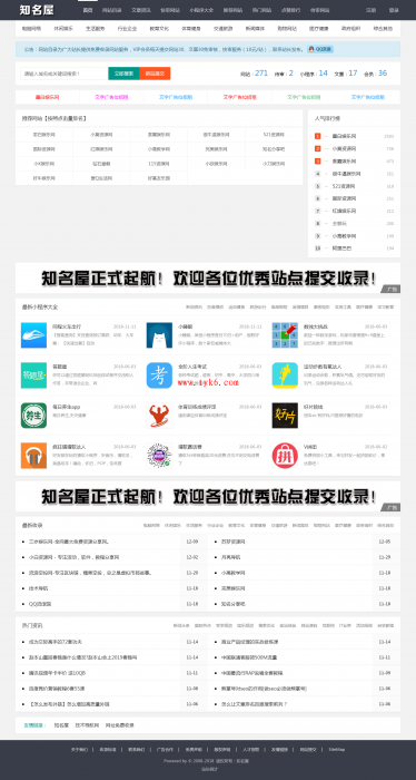 最新帝国CMS目录导航网整站源码-372盘