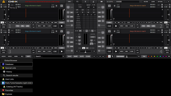 PCDJ DEX(DJ混音软件)v3.11.0.2 中文版下载-372盘
