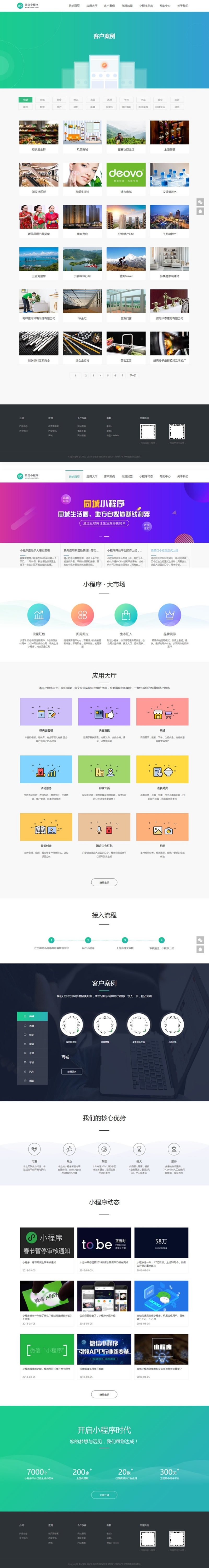 微信小程序开发代理展示销售网站源码（手机同步）产品介绍-372盘
