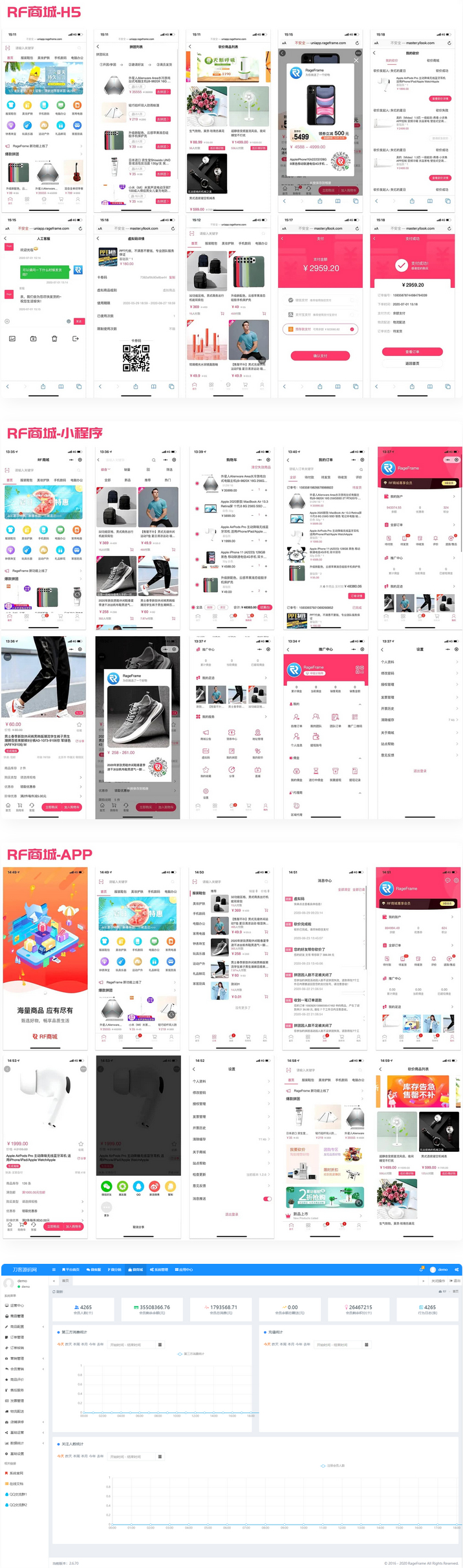 D1012【多端商城源码】全开源的基础商城销售功能的开源微商城-372盘
