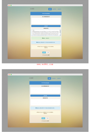 PHP纯静态在线加密系统网页源码-372盘