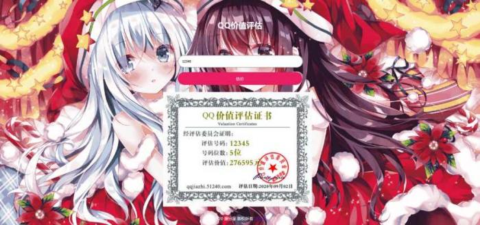二次元自适应QQ价值评估程序源码-第1张图片-372盘资源网